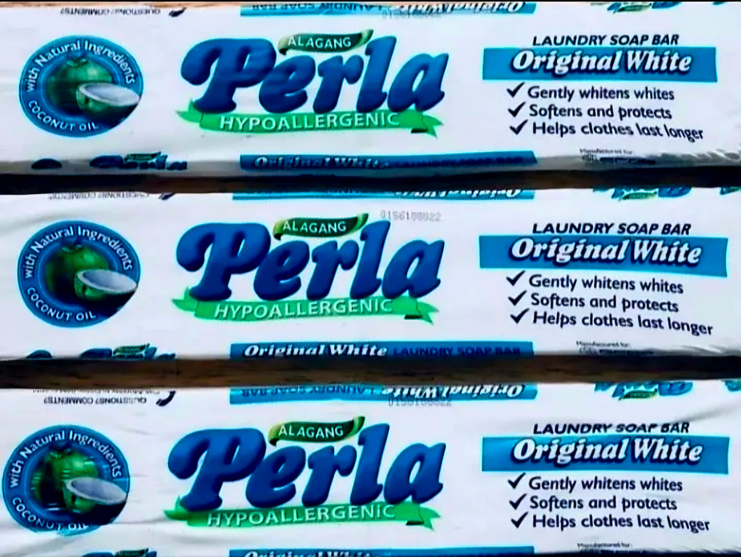 PERLA Laundry Detergent Bar 380g ORIGINAL WHITE (Hypoallegenic)