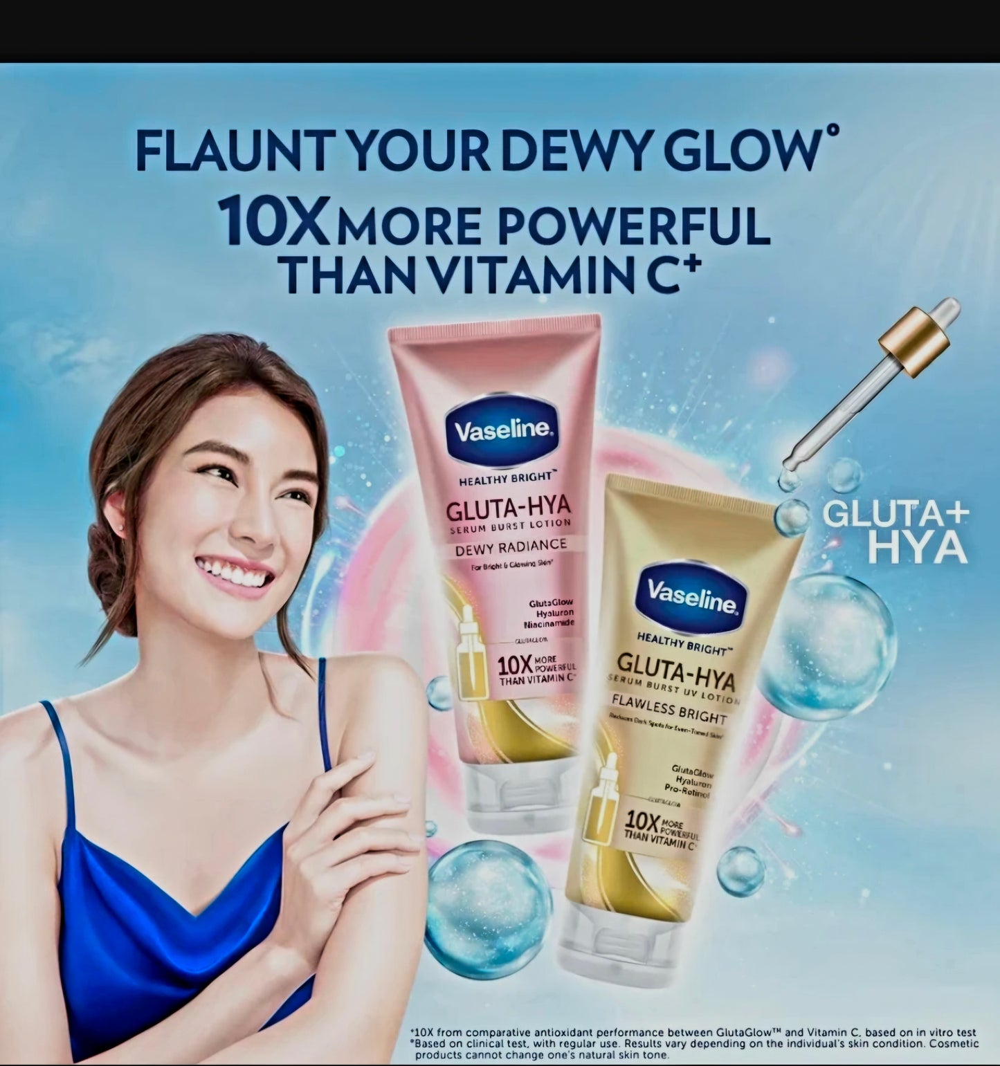 Vaseline Healthy Bright GLUTA-HYA Serum-in-Lotion FLAWLESS GLOW  200ml