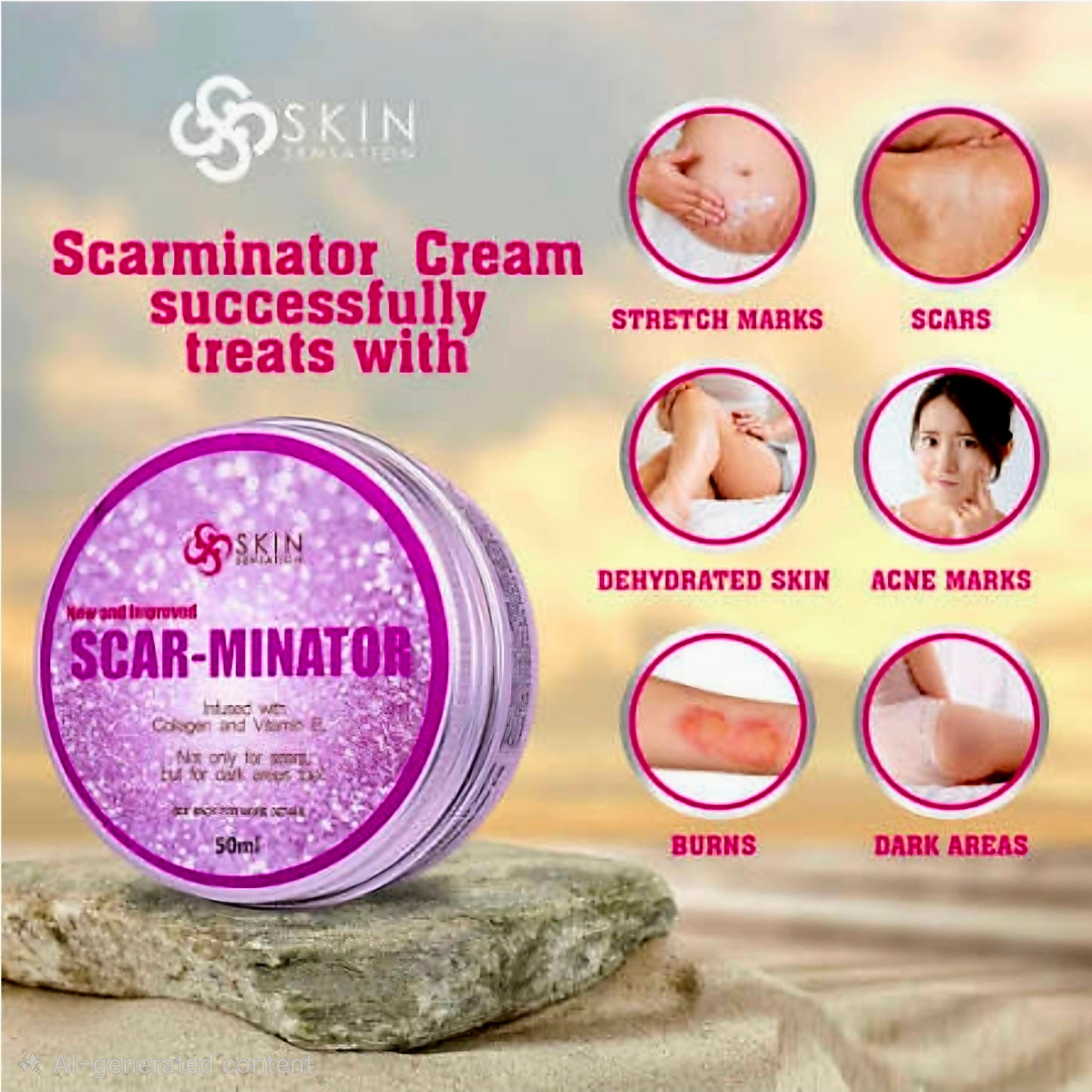 Skin Sensations SCAR-MINATOR Cream 50ml