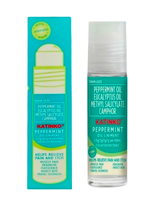 AROMATIC PEPPERMINT KATINKO OIL LINIMENT ROLLERBALL APPLICATOR 10ML