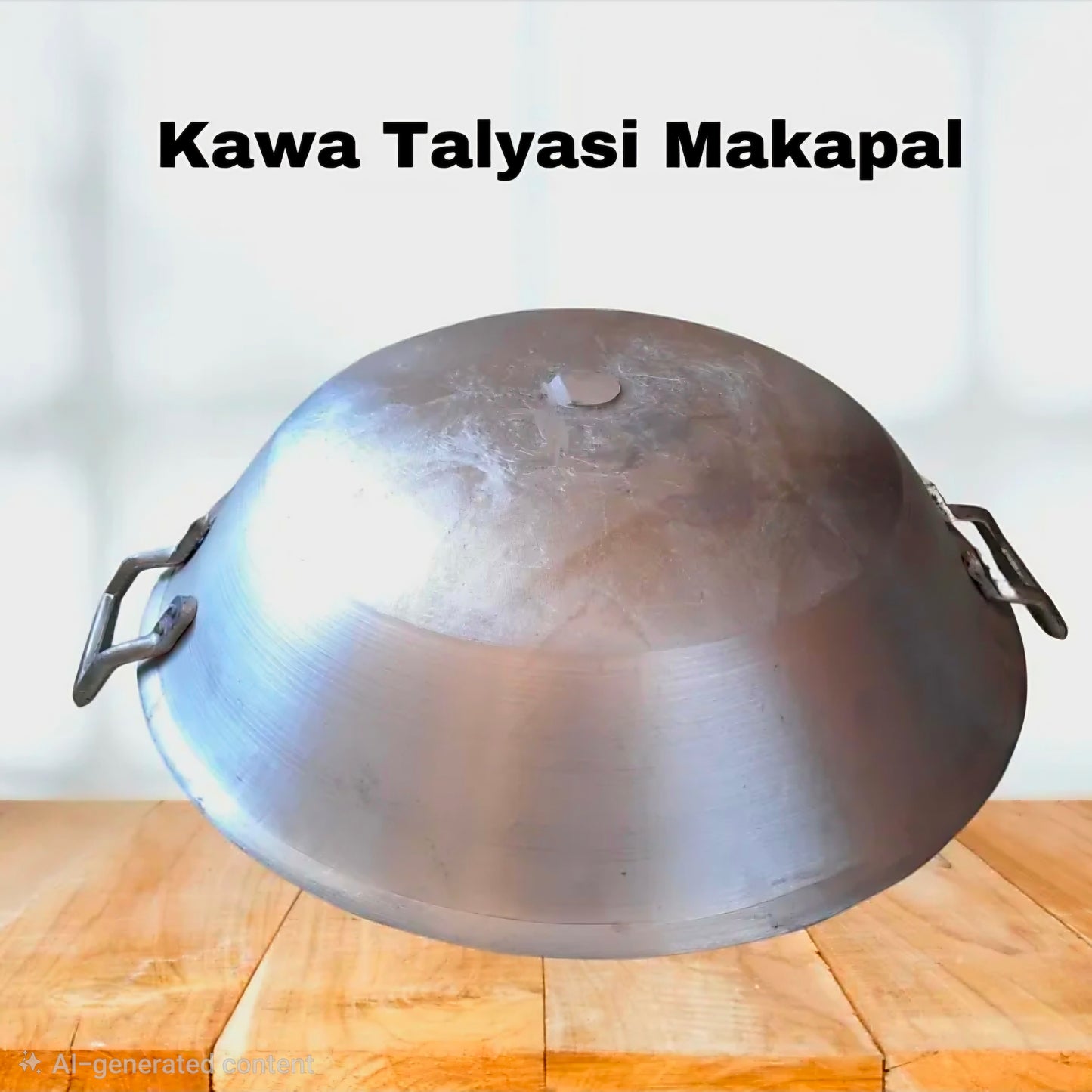 TALIASI / KAWA XXXL No.1 (72cm) DOUBLE-HANDED WOK  (Read descriptions for shipping this product)
