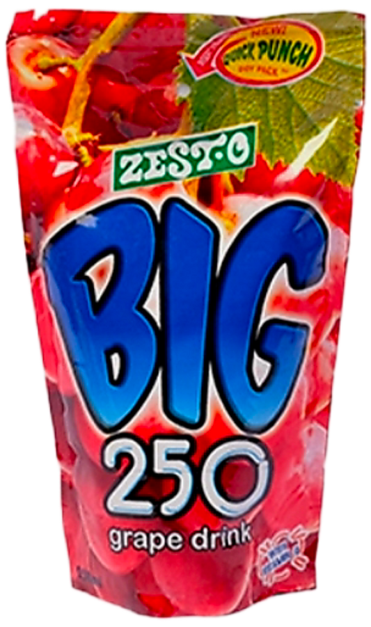 ZEST.O BIG 250 GRAPE JUICE DRINK 250ML (PIECE)