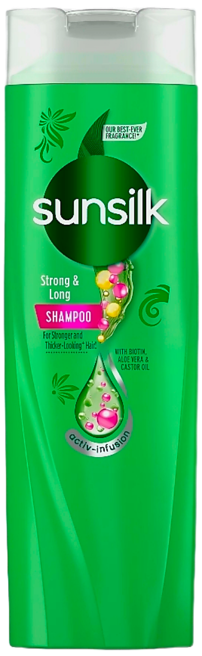SUNSILK STRONG & LONG SHAMPOO 180ML