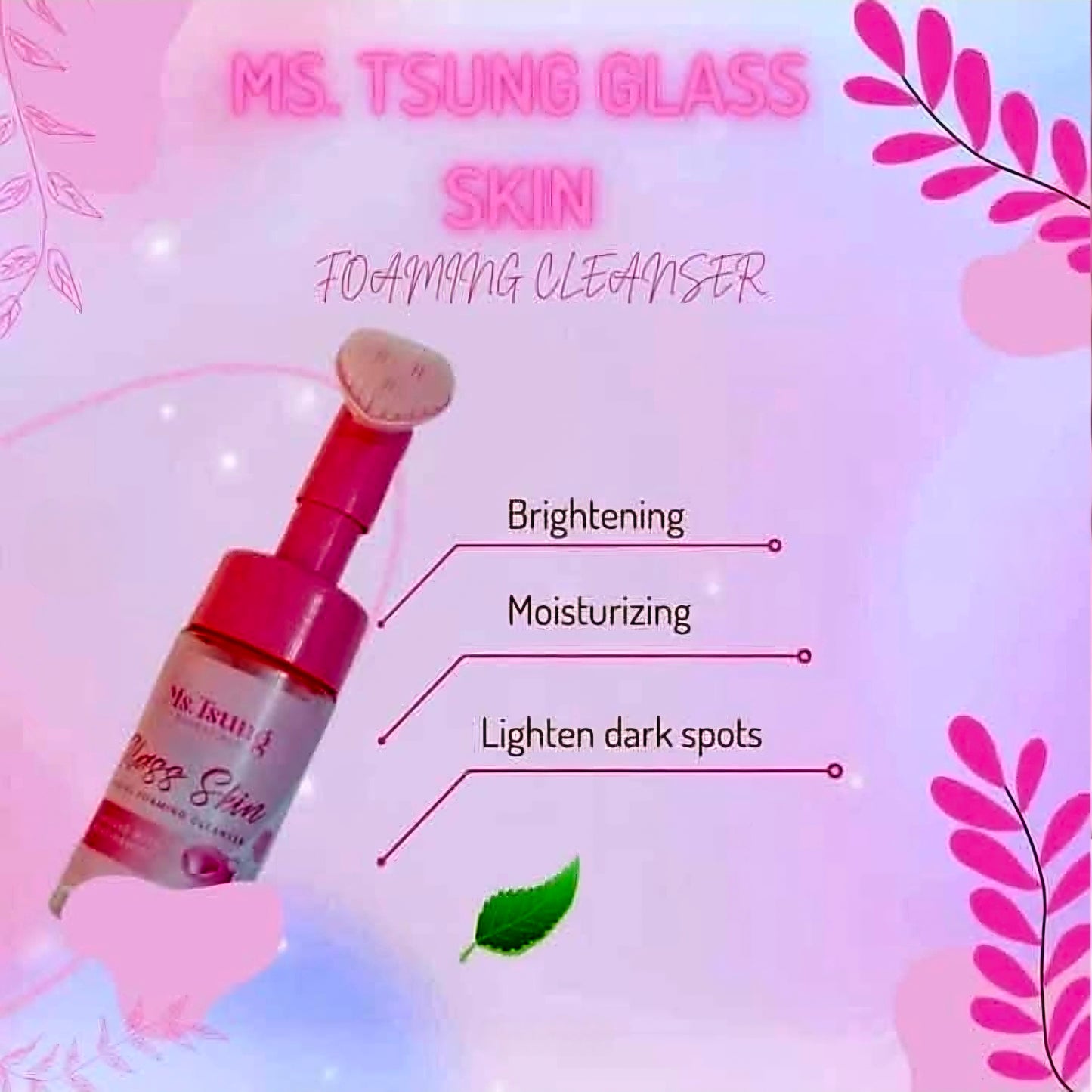 Ms.Tsung Essentials GLASS SKIN Facial Foaming Cleanser 100ml