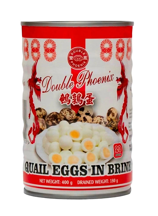 DOUBLE PHOENIX QUAIL EGGS IN BRINE 400G