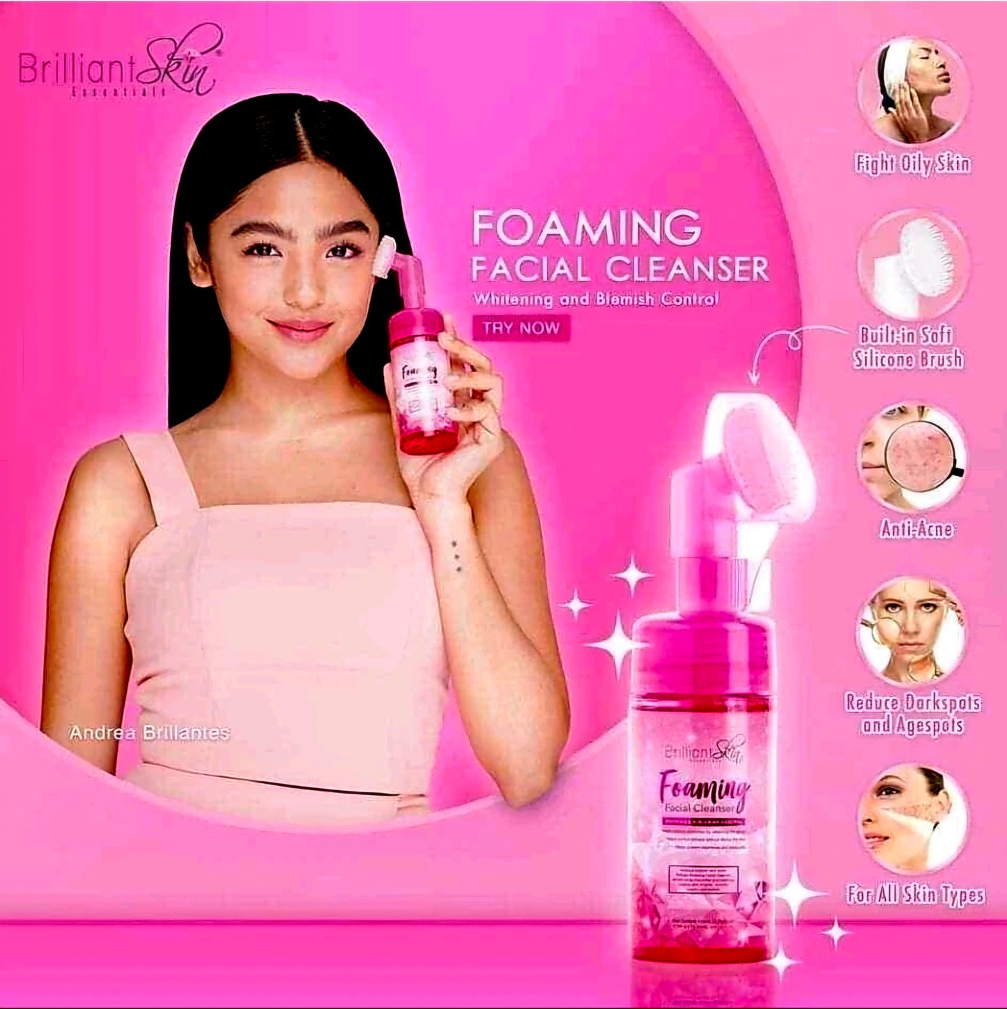 Brilliant Skin FOAMING FACIAL CLEANSER 100ml