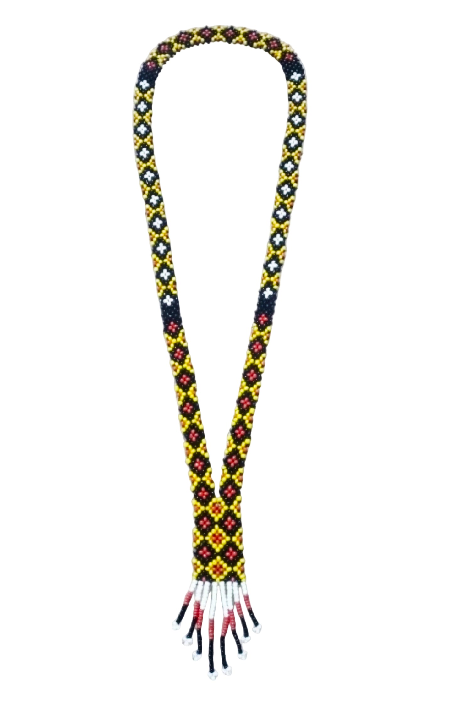 Elias J. TV "OUHAHAY" Inspired Ethnic Beaded Necklace