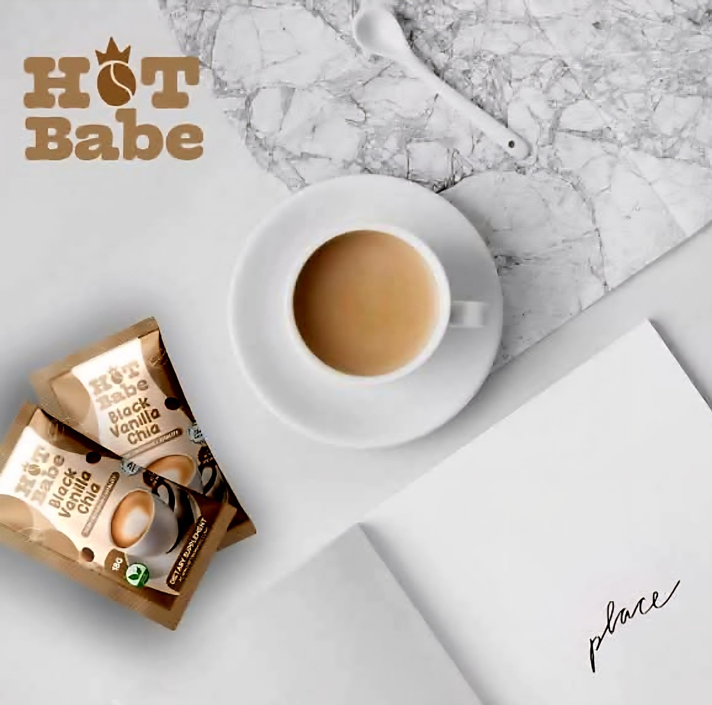 Hot Babe BLACK VANILLA CHIA 18g×10sachets