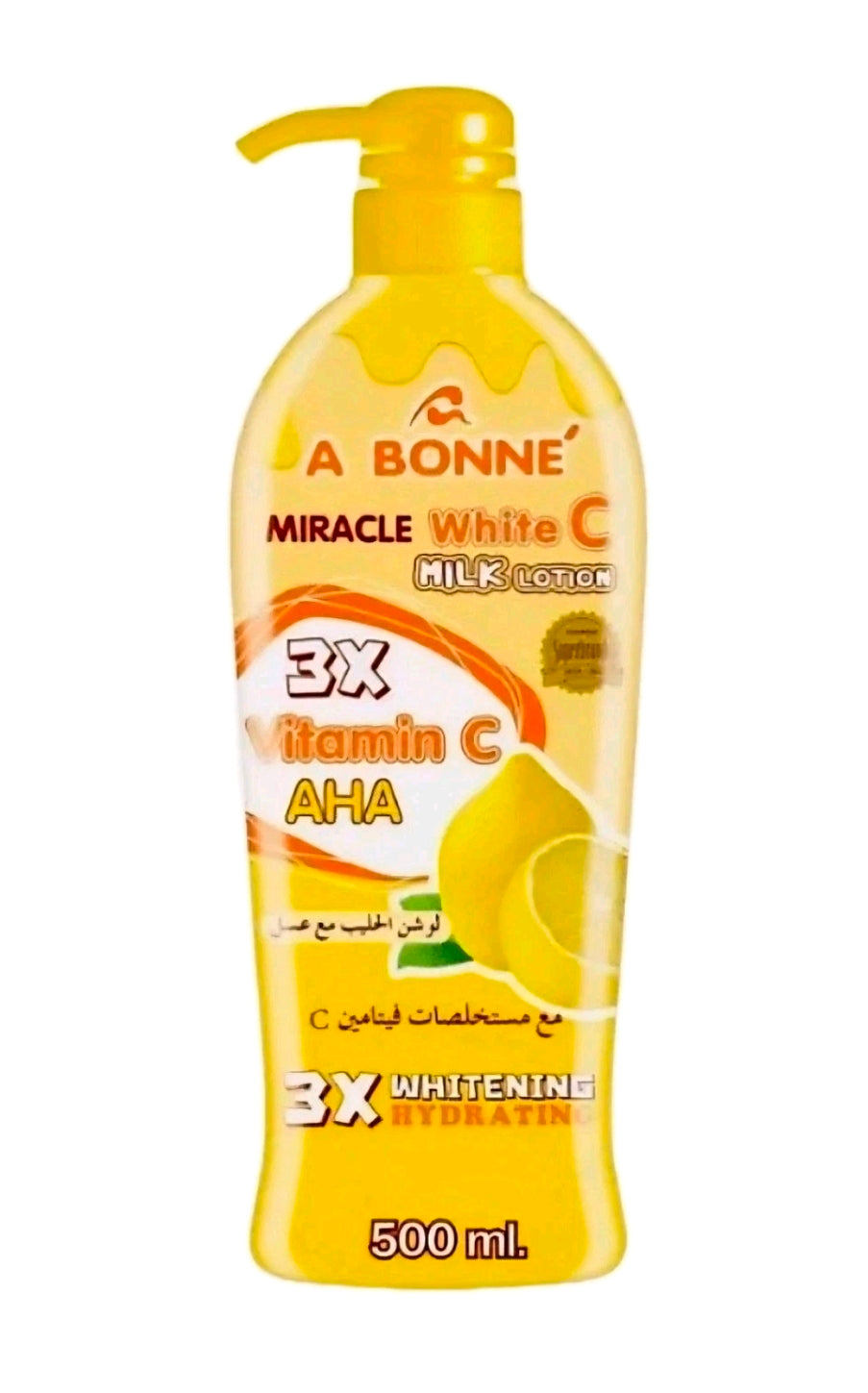 A BONNE' Miracle White C Milk Lotion 3X VITA-C AHA 500ml
