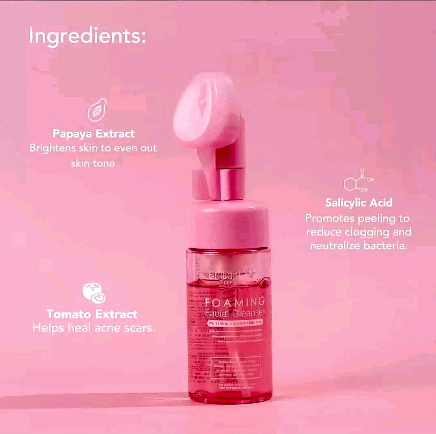 Brilliant Skin FOAMING FACIAL CLEANSER 100ml