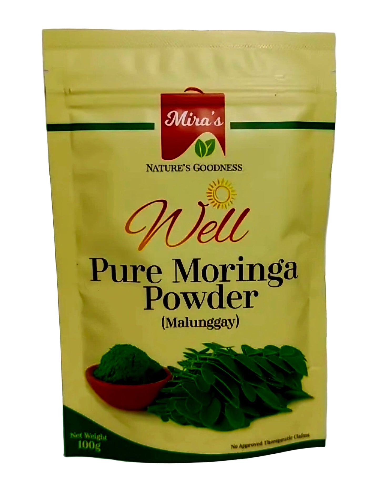 Mira's Nature's Goodness PURE MORINGA POWDER (Malunggay) 100g
