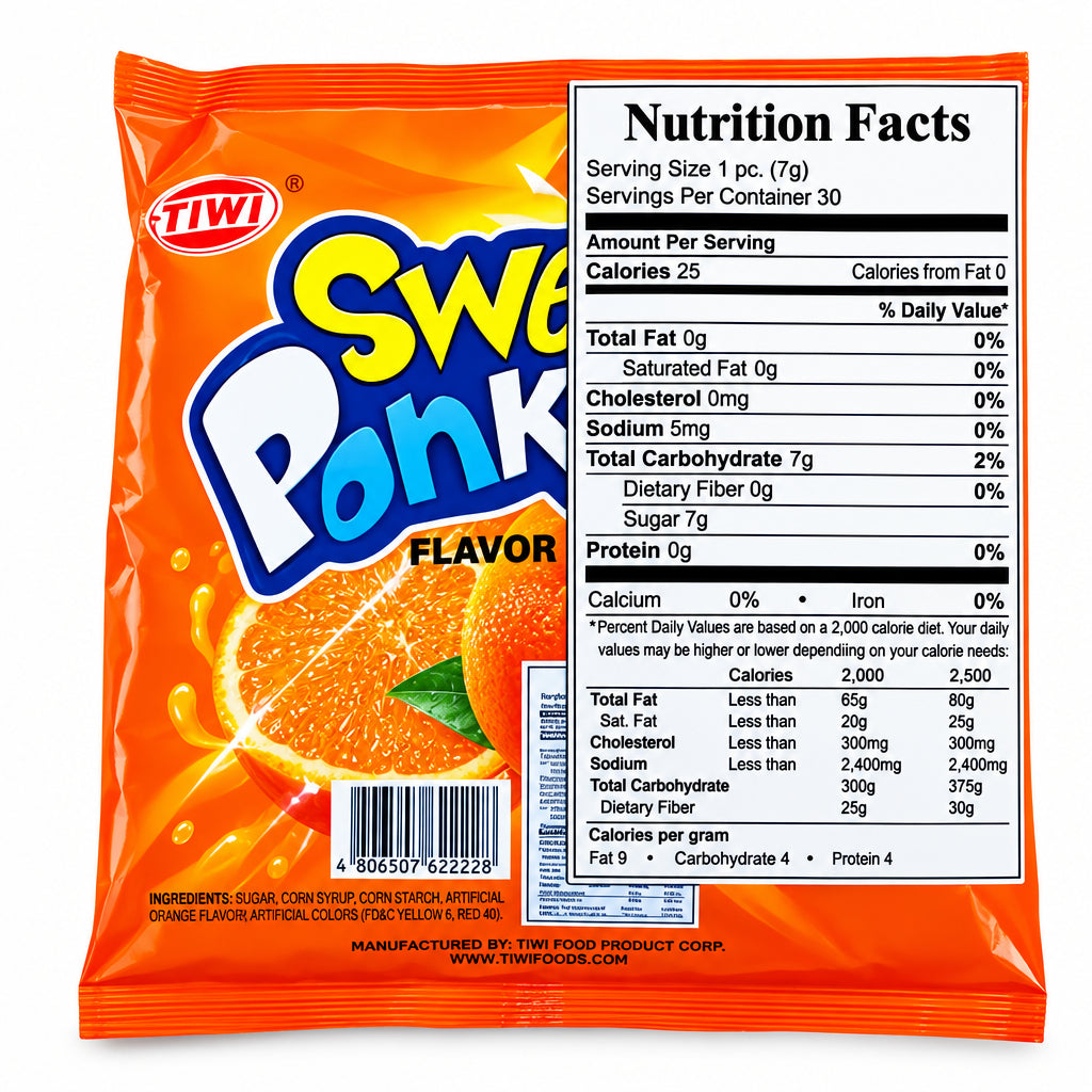 TIWI SWEET PONKAN JELLY CANDY 30-PCS (16/01/28)