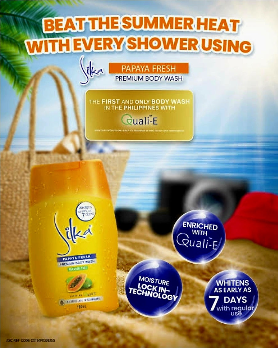 Silka PAPAYA FRESH Premium Body Wash 200ml