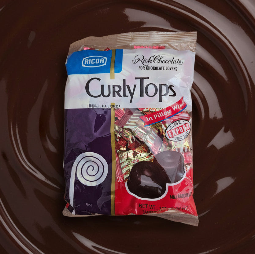 RICOA CURLY TOPS CHOCOLATE 150G (16/05/27)