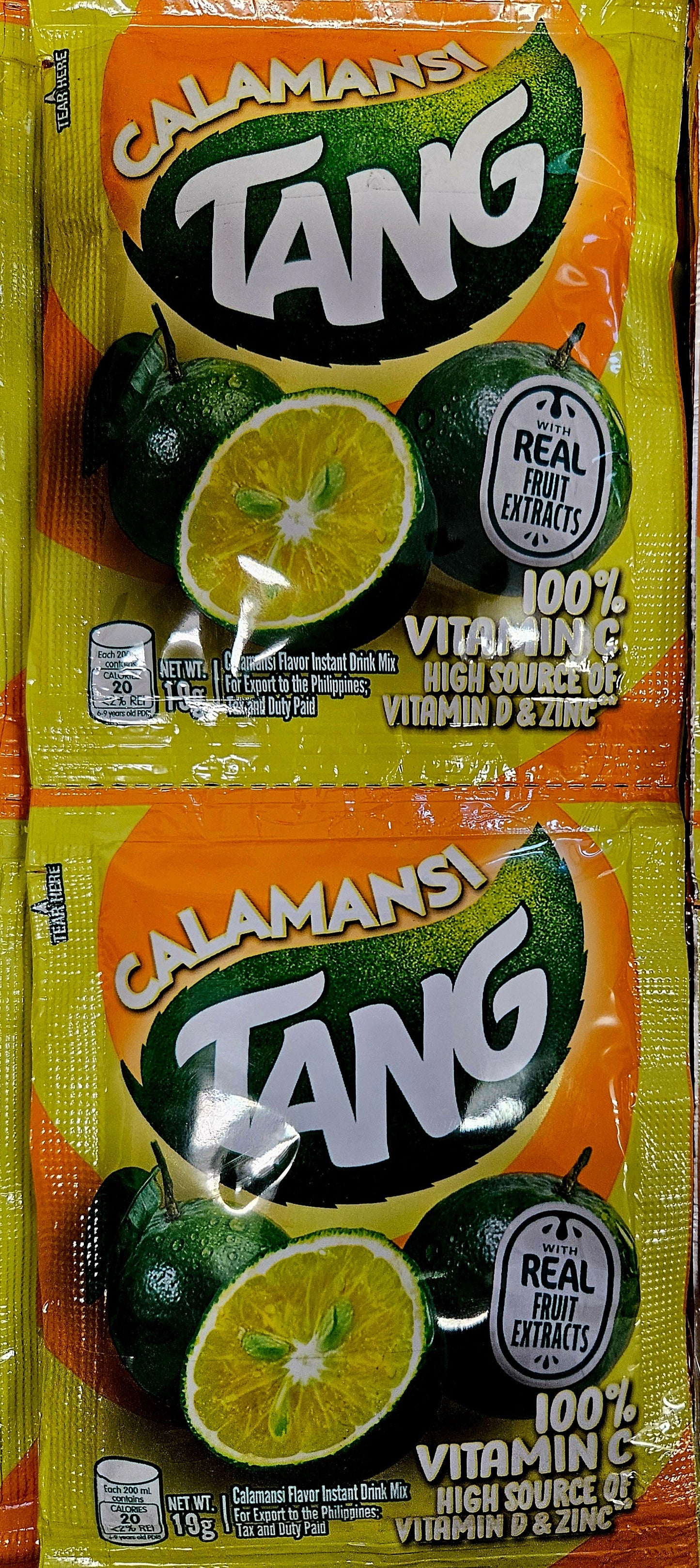 TANG CALAMANSI POWDER JUICE DRINK 19G (SACHET)