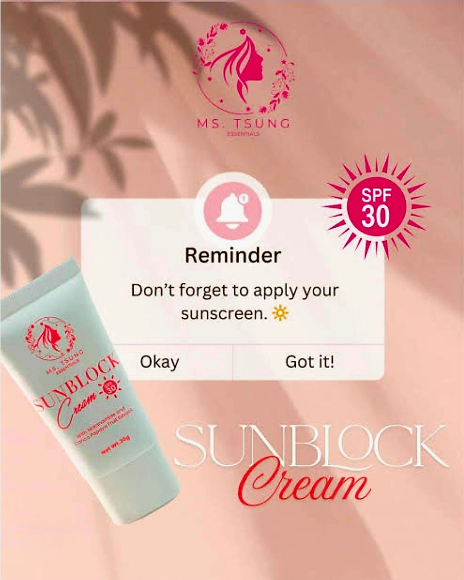 Ms.Tsung Essentials LUMINOUS SUNBLOCK CREAM SPF30 30g