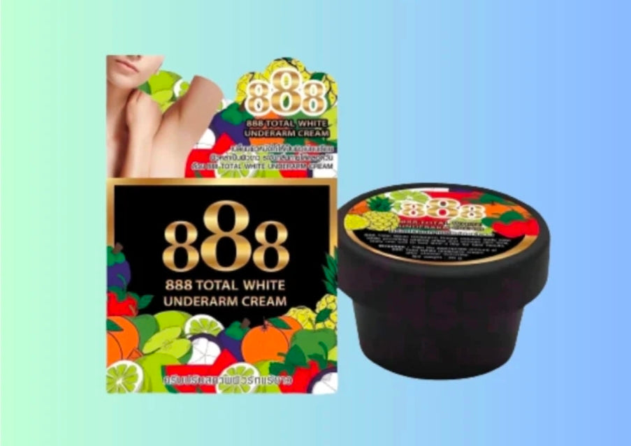 888 TOTAL WHITE UNDERARM CREAM 50G