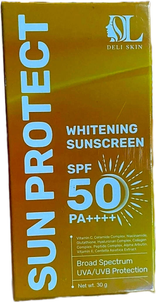 DELI SKIN SUN PROTECT WHITENING SUNSCREEN SPF50 30g
