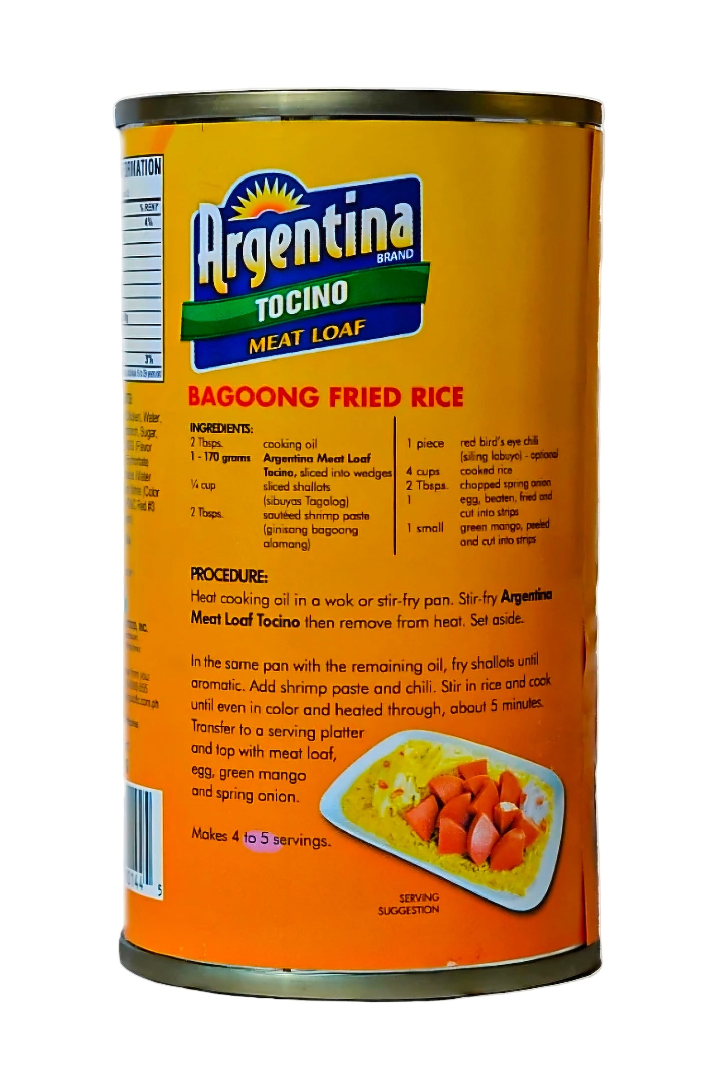 Argentina TOCINO Meat Loaf 170g