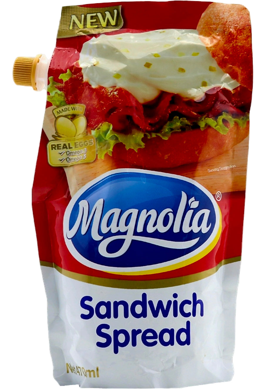 Magnolia SANDWICH SPREAD 470ml Large Pouch Resealable Cap