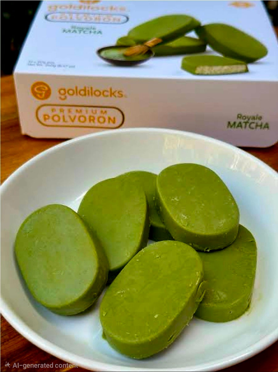 Goldilocks PREMIUM POLVORON ROYALE MATCHA 20g×12pcs