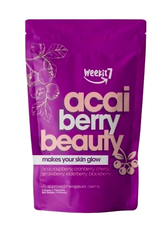 Weekit7 ACAI BERRY BEAUTY Powder Drink 5g x 7-sachets