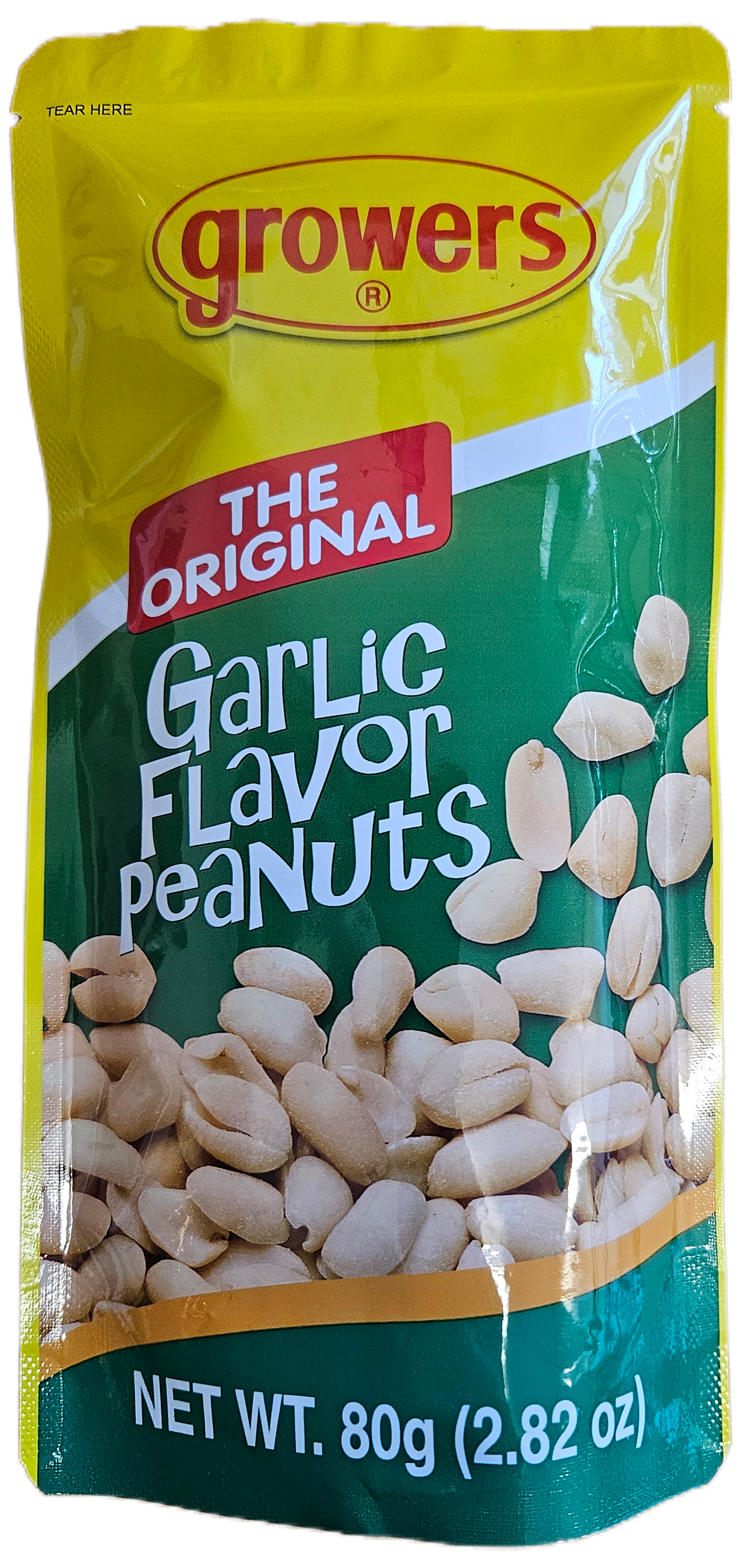 GROWERS ORIGINAL GARLIC PEANUTS 80G (SMALL)
