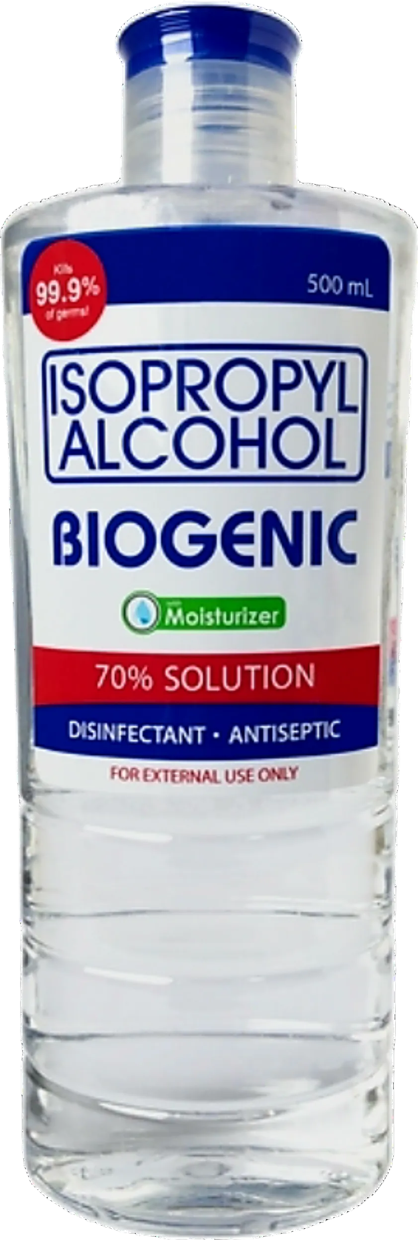 BIOGENIC ISOPROPYL ALCOHOL WITH MOISTURIZER 500ML