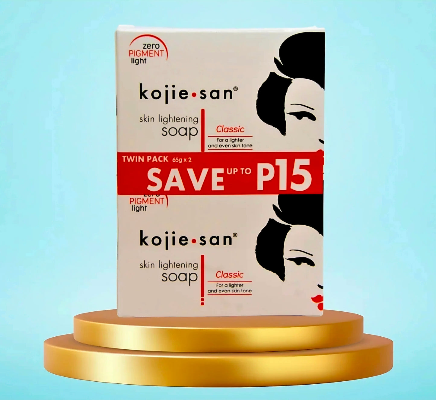 KOJIE SAN Skin Lightening Soap TWINPACK 65g×2 (SMALL)