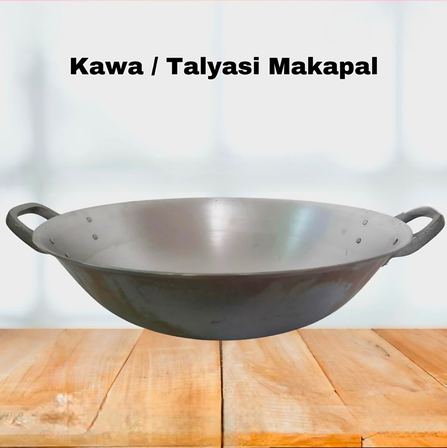 TALIASI / KAWA XXXL No.1 (72cm) DOUBLE-HANDED WOK  (Read descriptions for shipping this product)