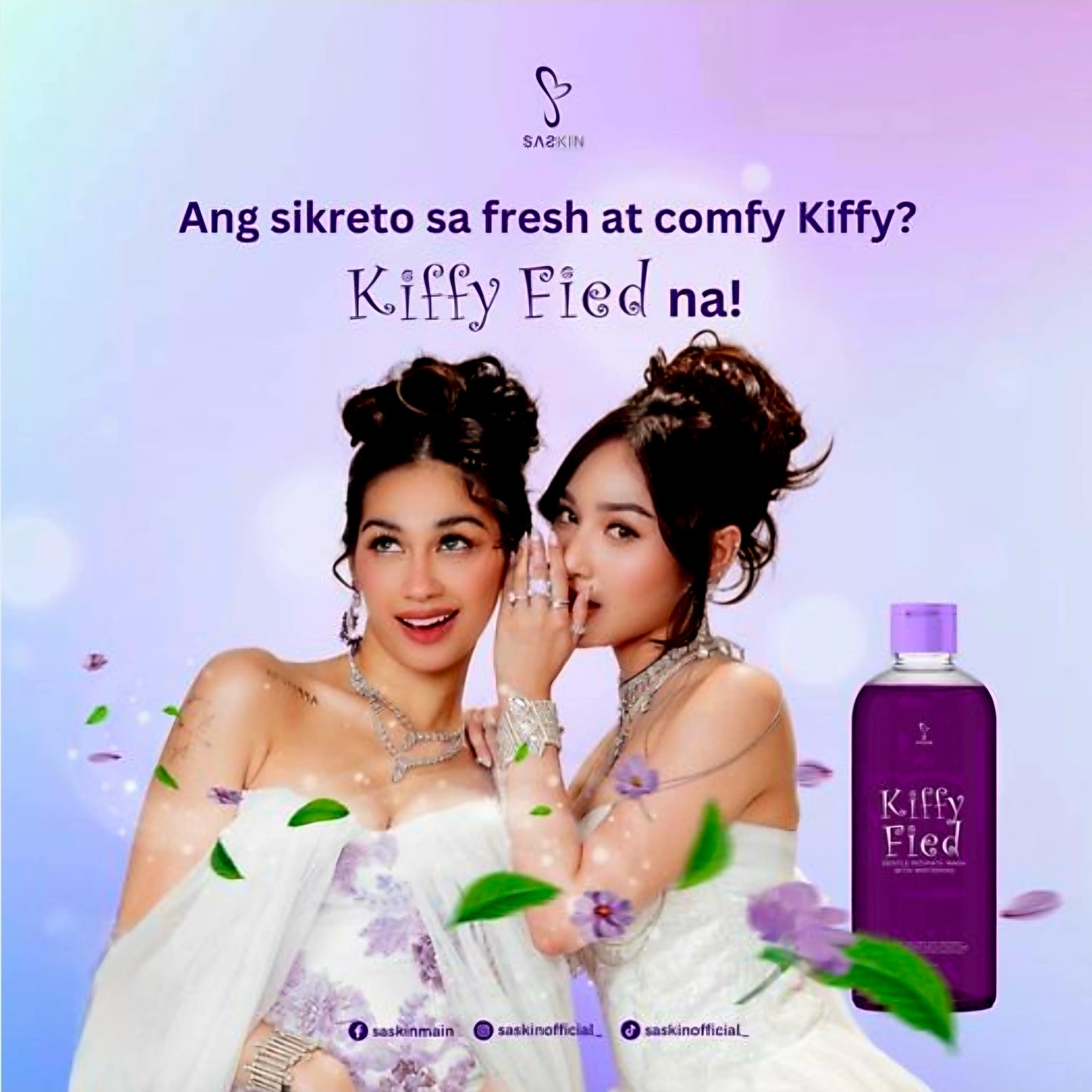 SASKIN Kiffy Fied Gentle Intimate Wash with Whitening 150ml