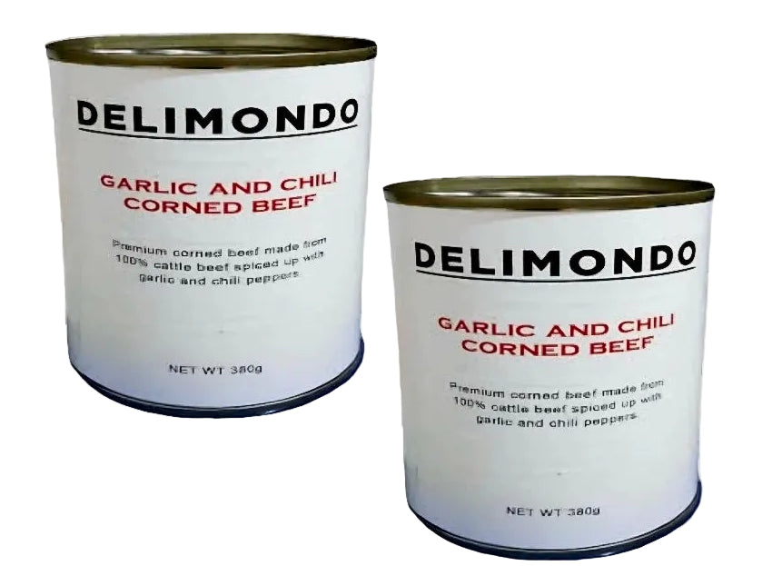 Delimondo Chili & Garlic Corned Beef 380g (12/10/28)