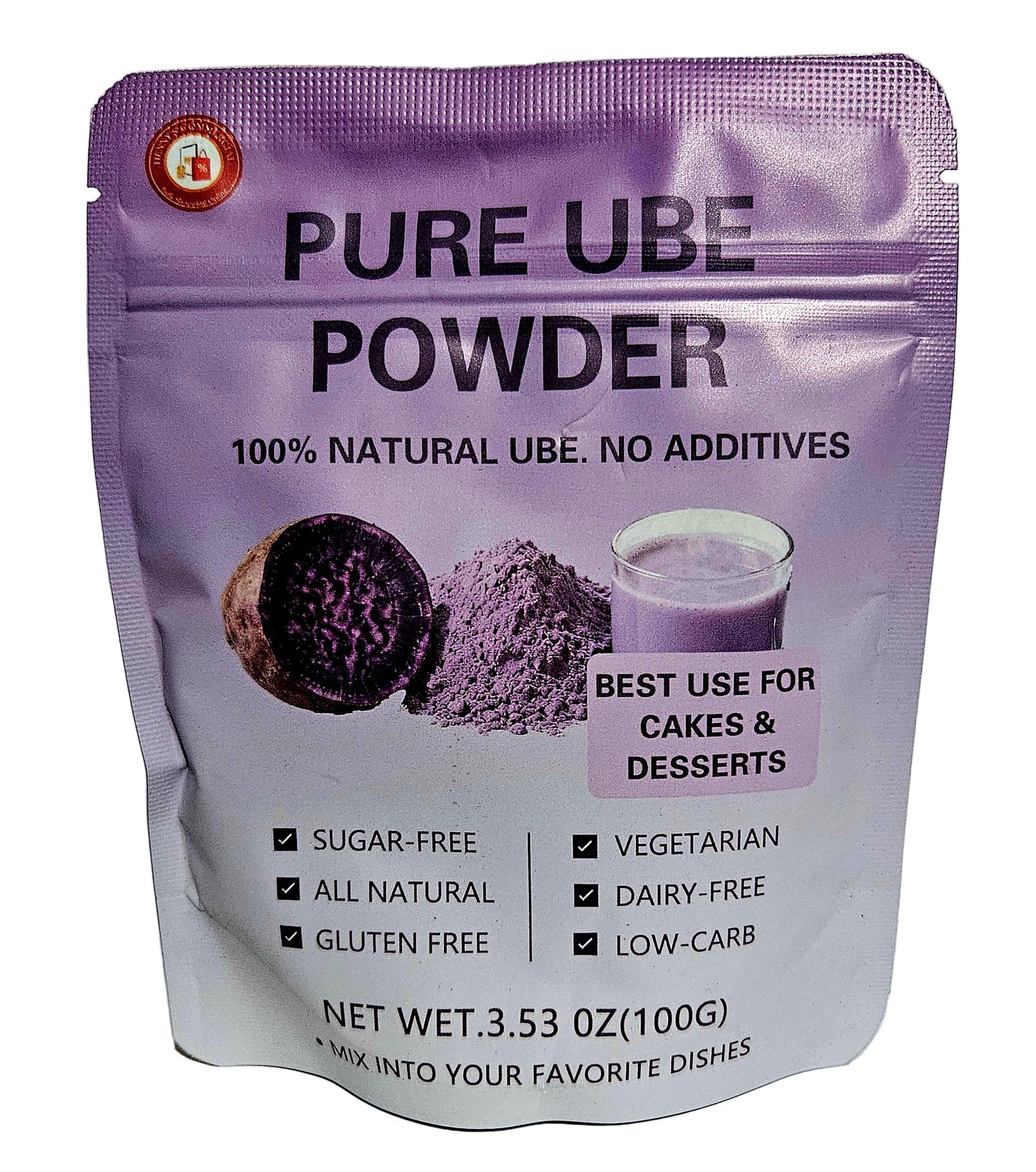Nutricost PURE UBE POWDER (Finely Ground for LATTE'S, SMOOTHIES & MILK TEA) NO ADDITIVES & SUGAR-FREE! 100g