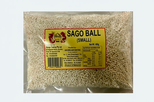 DRAGON PHOENIX SAGO BALL SMALL (TAPIOCA PEARLS) 400G
