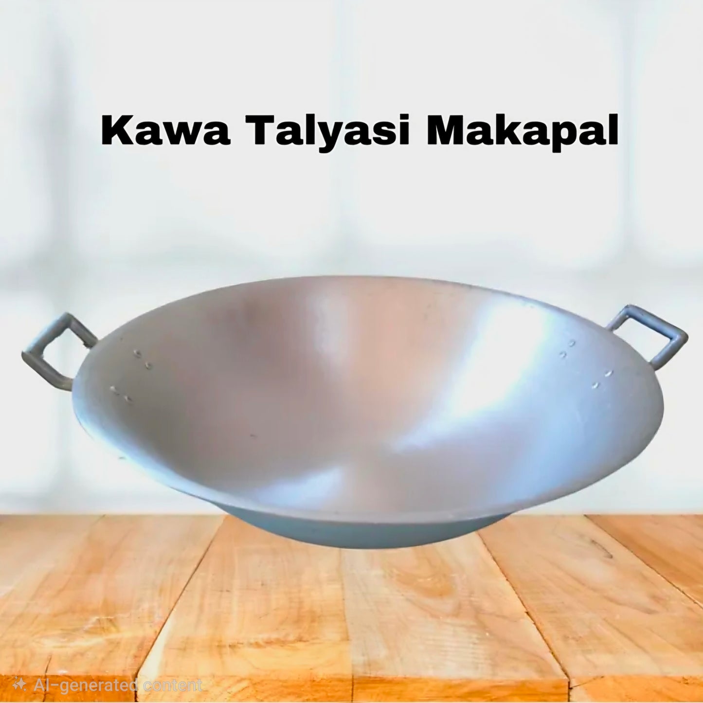 TALIASI / KAWA XXXL No.1 (72cm) DOUBLE-HANDED WOK  (Read descriptions for shipping this product)