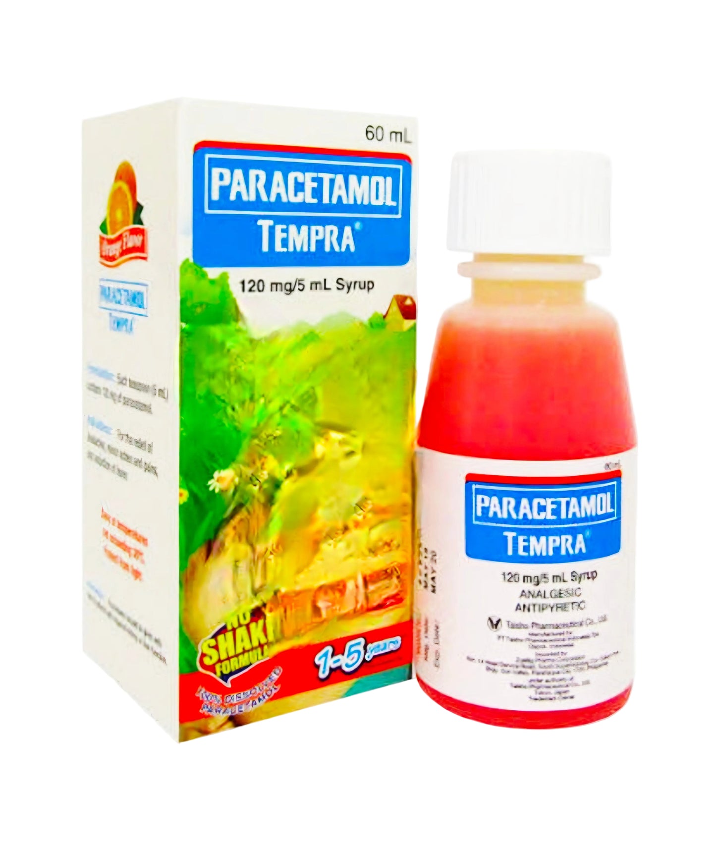 TEMPRA Paracetamol ORANGE FLAVOR 60ml (Ages 1-5 Years Old)