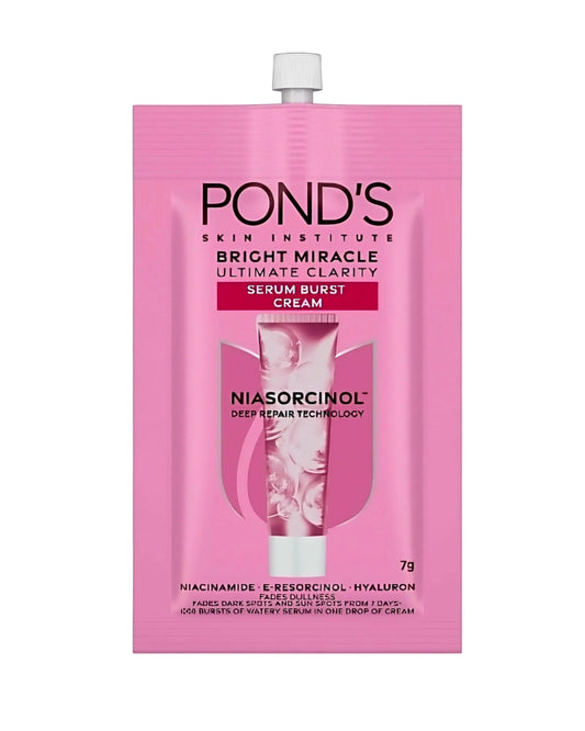 POND'S Bright Miracle SERUM Burst Cream NIASOCINOL DEEP REPAIR 7g (Travel Size Sachet)