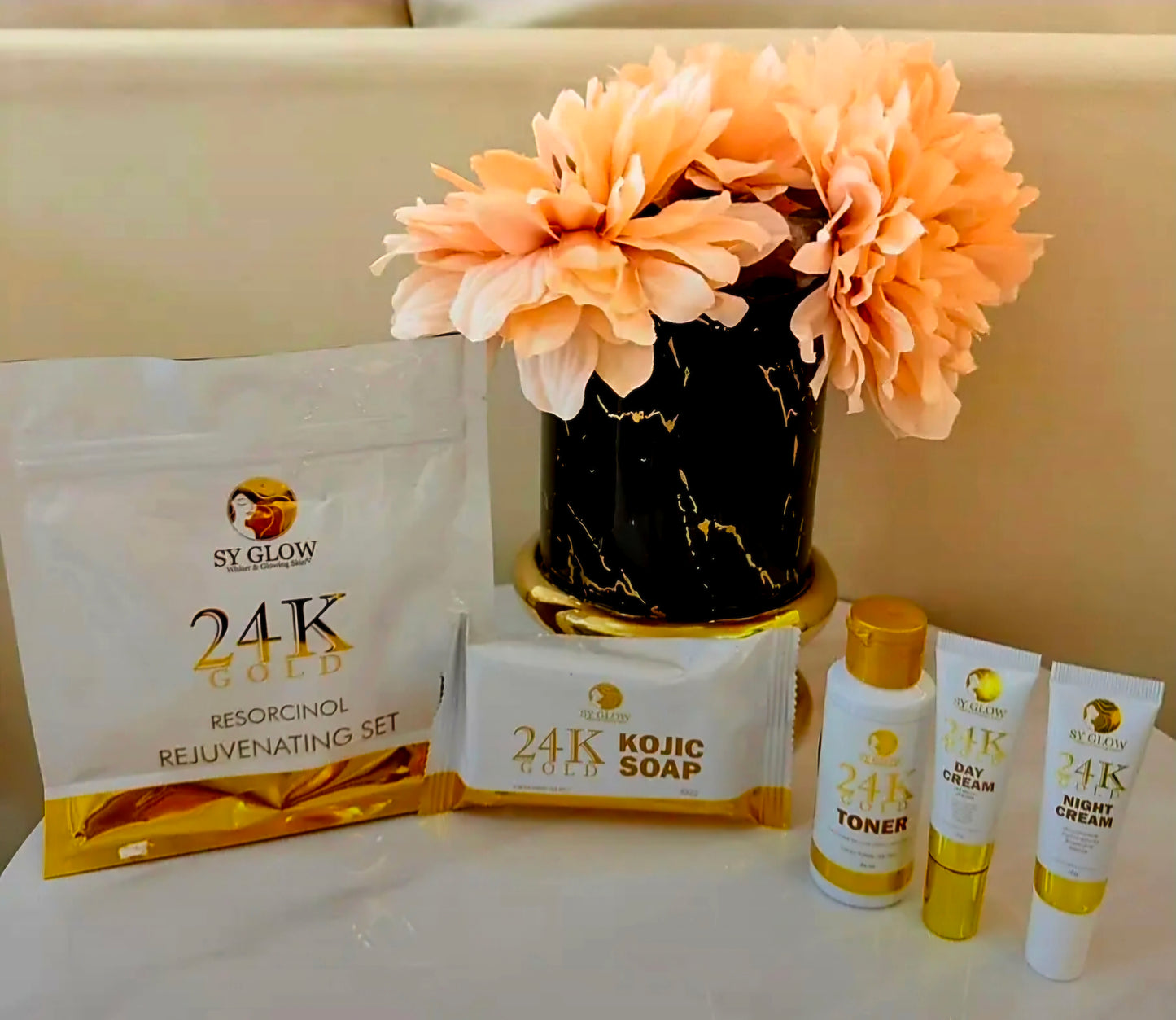 SY GLOW 24K GOLD Resorcinol Rejuvenating Set