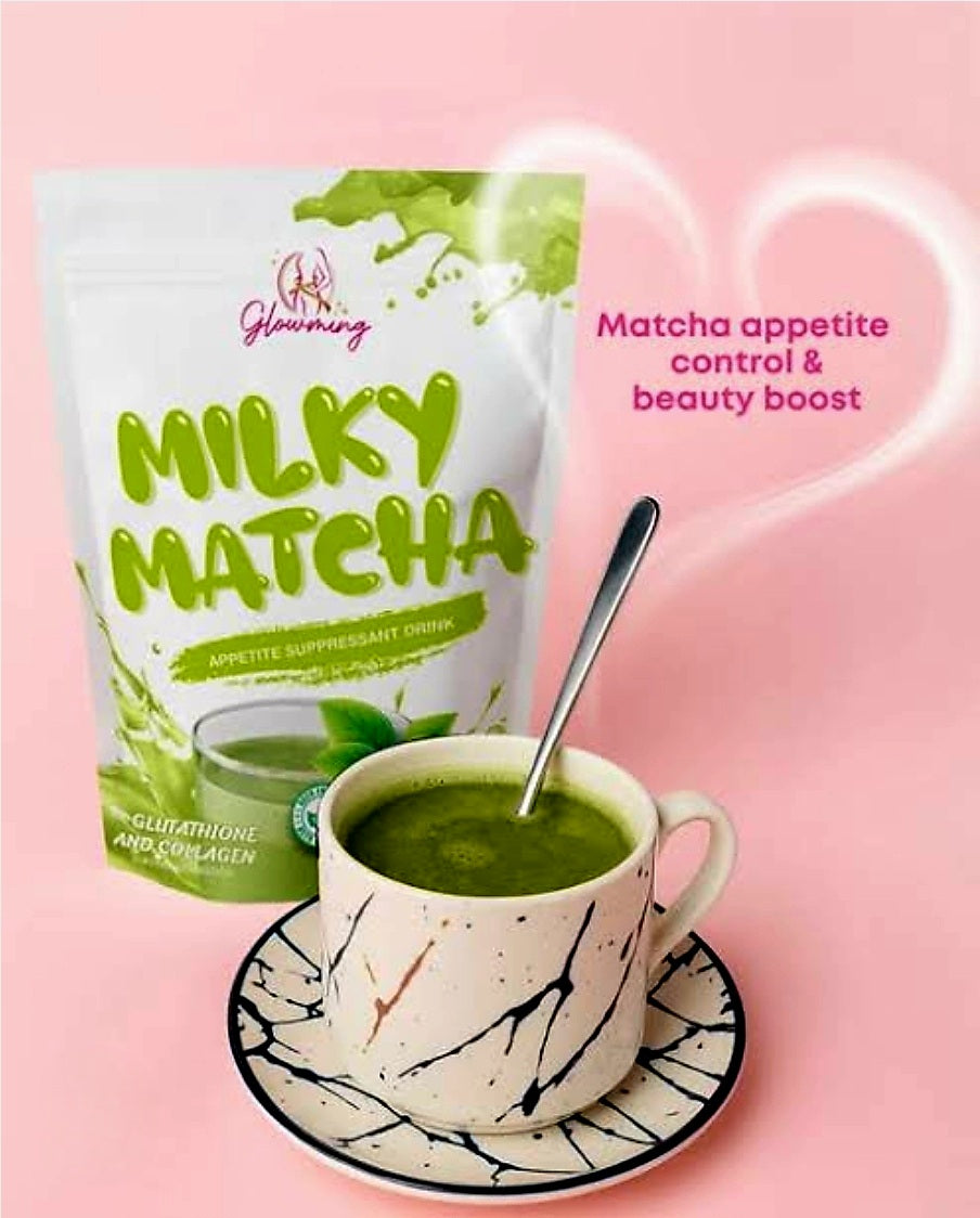 Glowming MILKY MATCHA 21g × 10 sachets APPETITE SUPPRESSANT DRINK
