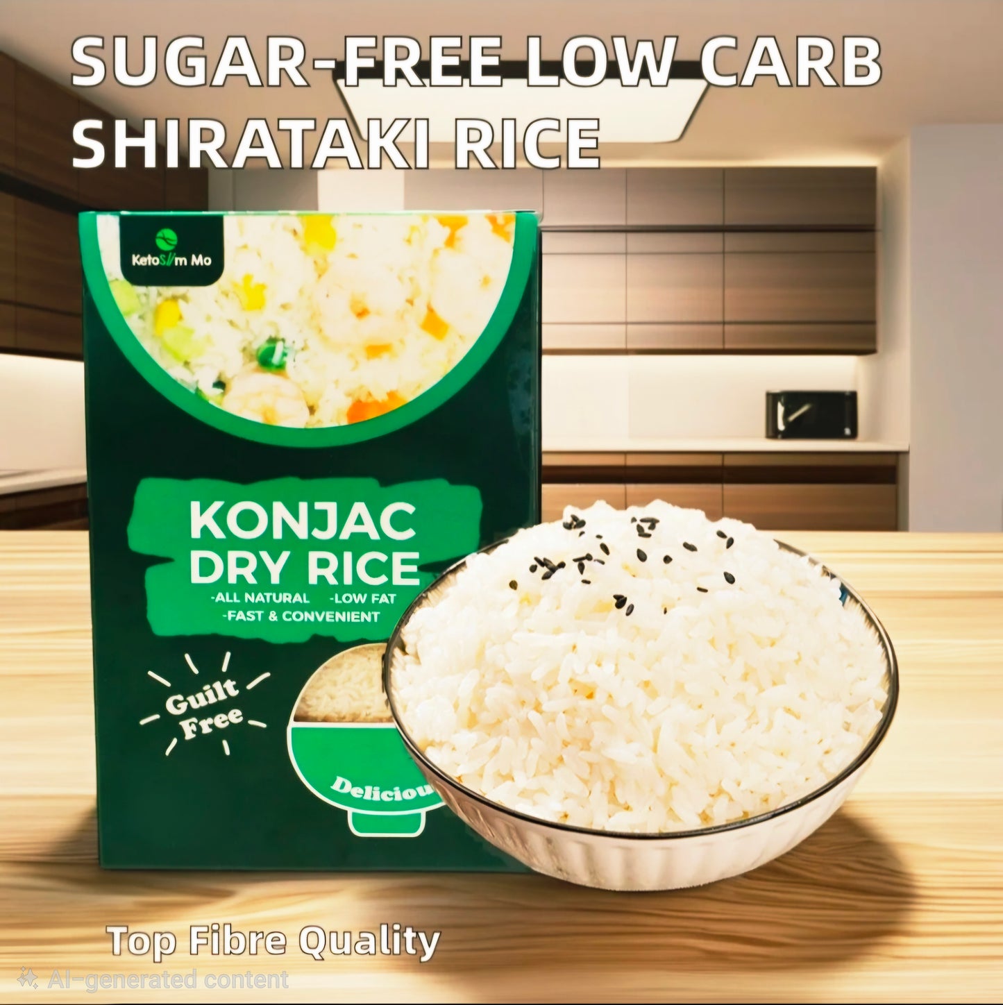 KETOSLIM SHIRATAKI DRIED RICE 100G