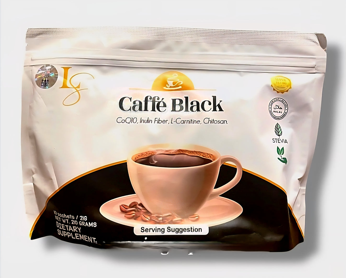 Luxe Slim CAFFE BLACK 21g x 10 sachets