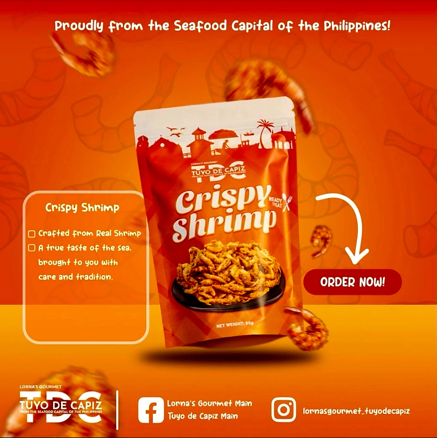 TUYO DE CAPIZ CRISPY SHRIMP 85G