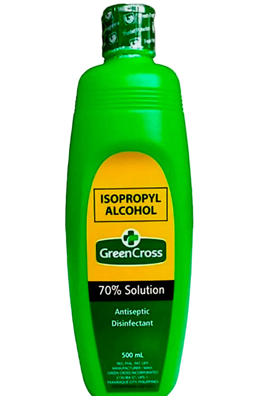 GREEN CROSS 70% Solution Isopropyl Alcohol 500ml ANTISEPTIC DISINFECTANT