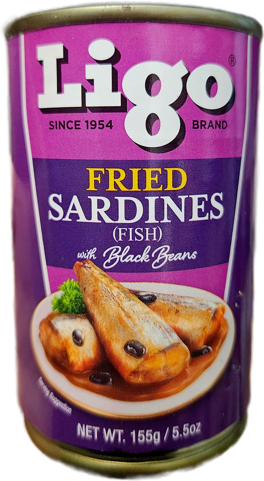 💲‼️EOFY-SALE‼️💲LIGO FRIED SARDINES WITH BLACK BEANS 155G