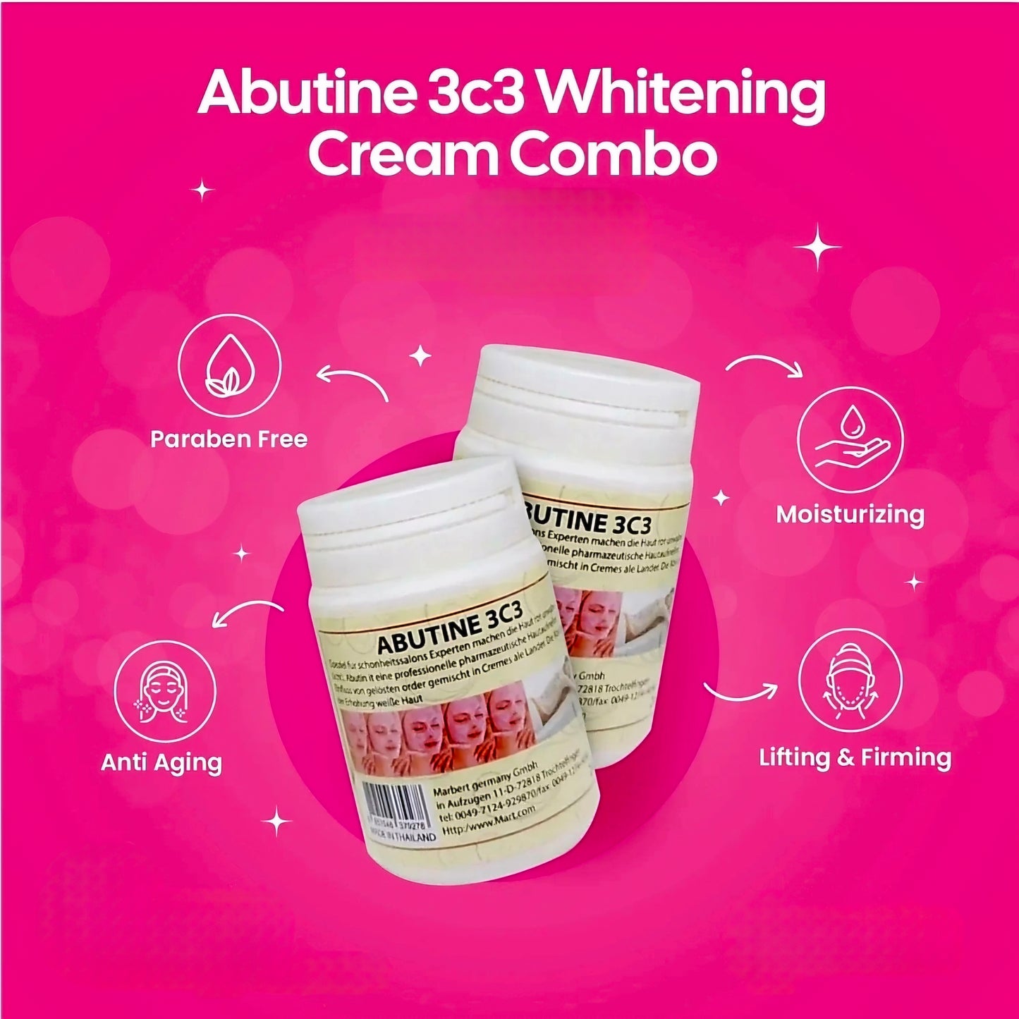 Abutine 3C3 Whitening Cream 250g