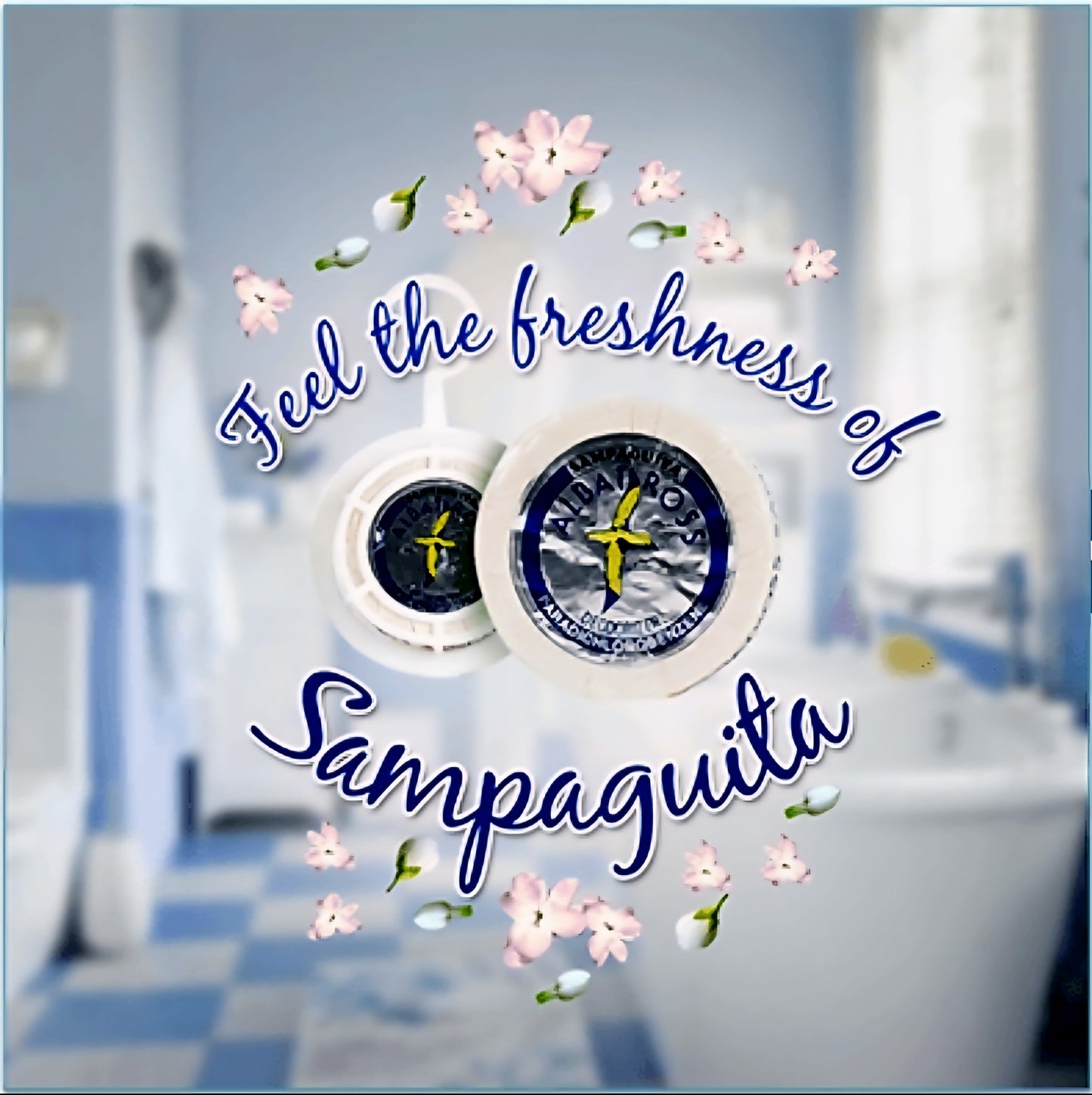 Albatross SAMPAGUITA Bathroom Deodorizer with HANGER 100g