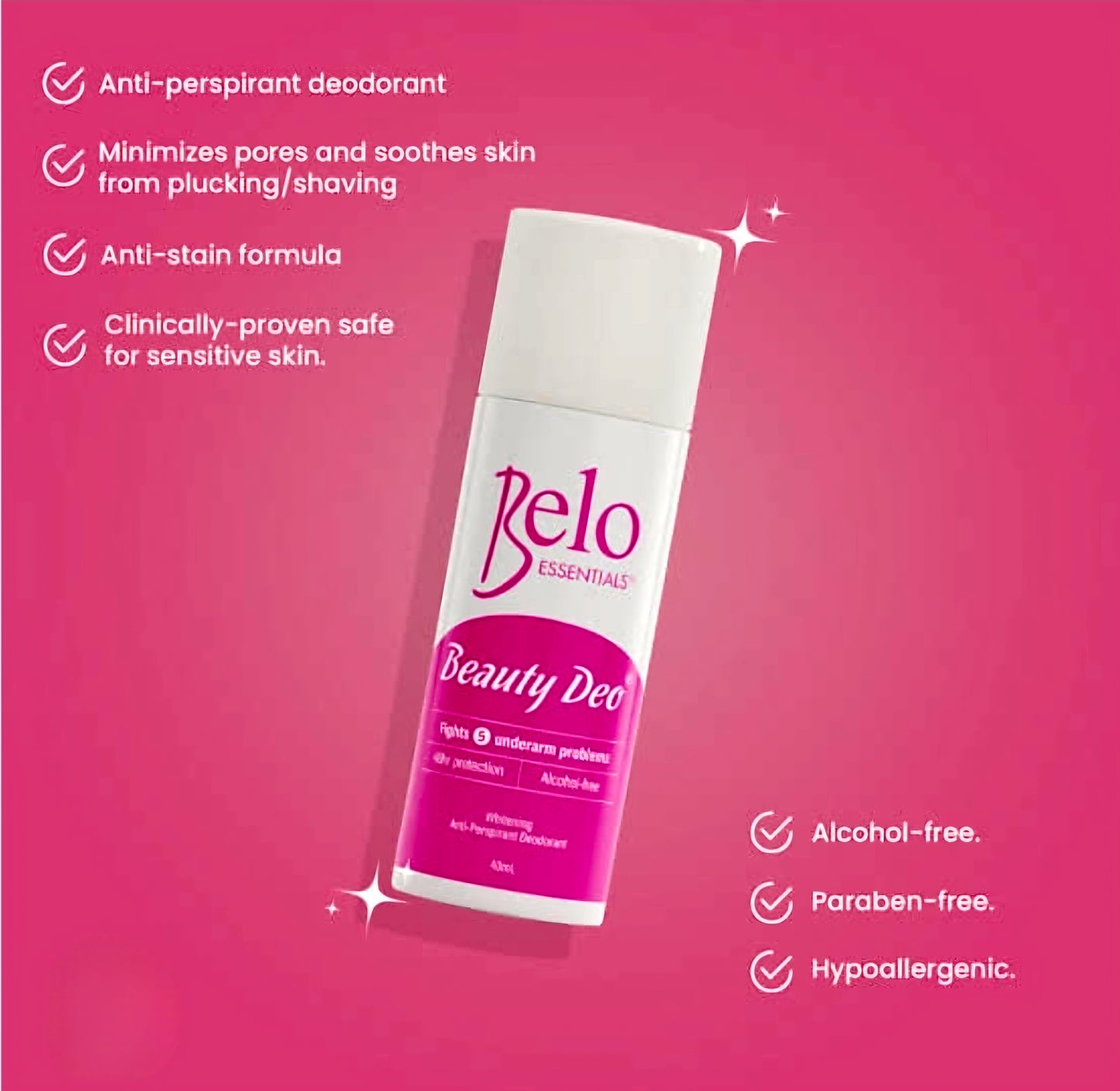 BELO ESSENTIALS Beauty Deo Deodorant 40ml