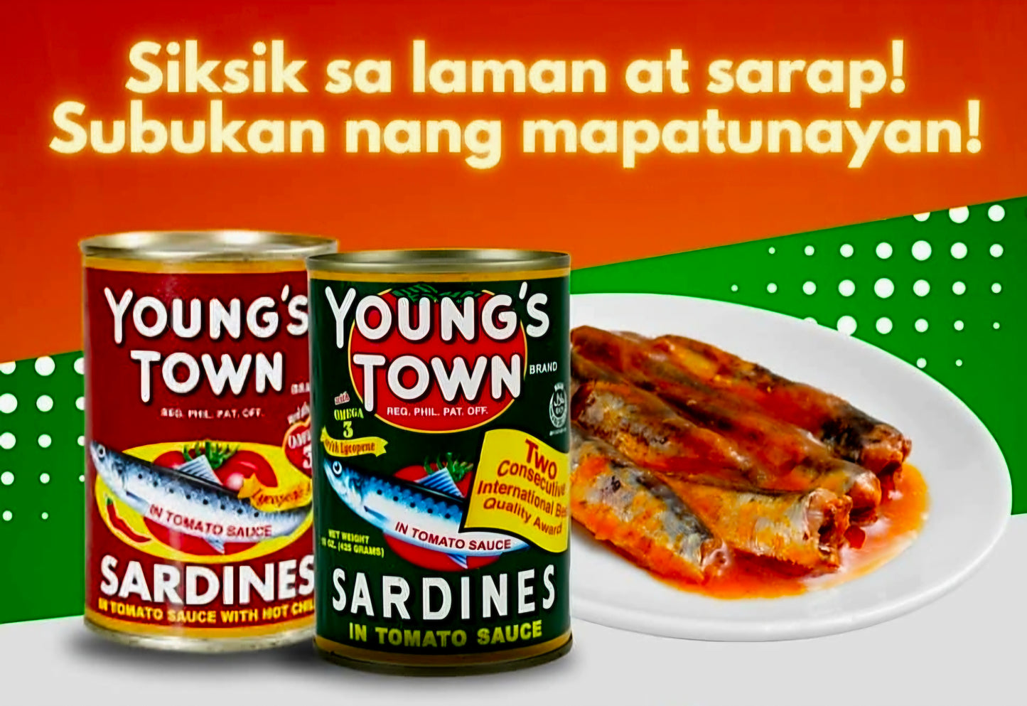 YOUNG'S TOWN Sardines in Tomato Sauce 155g