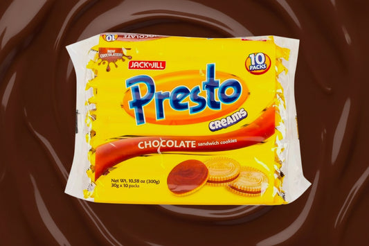 JACK&JILL PRESTO CREAMS CHOCOLATE SANDWICH COOKIES 30g×10 (14/04/27)