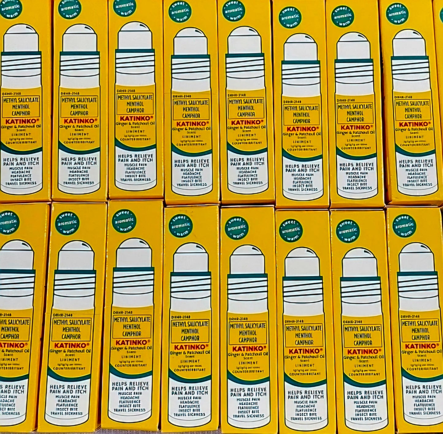 GINGER & PATCHOULI KATINKO Oil Liniment 10ml ROLLERBALL APPLICATOR